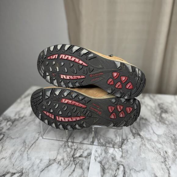 Columbia Newton Ridge Plus Waterproof Amped Hiking Boot Womans 8.5 Tan Lace Up - Picture 8 of 8